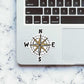 Compass V2 Sticker waterproof vinyl decal for laptop, bike, car & bottle