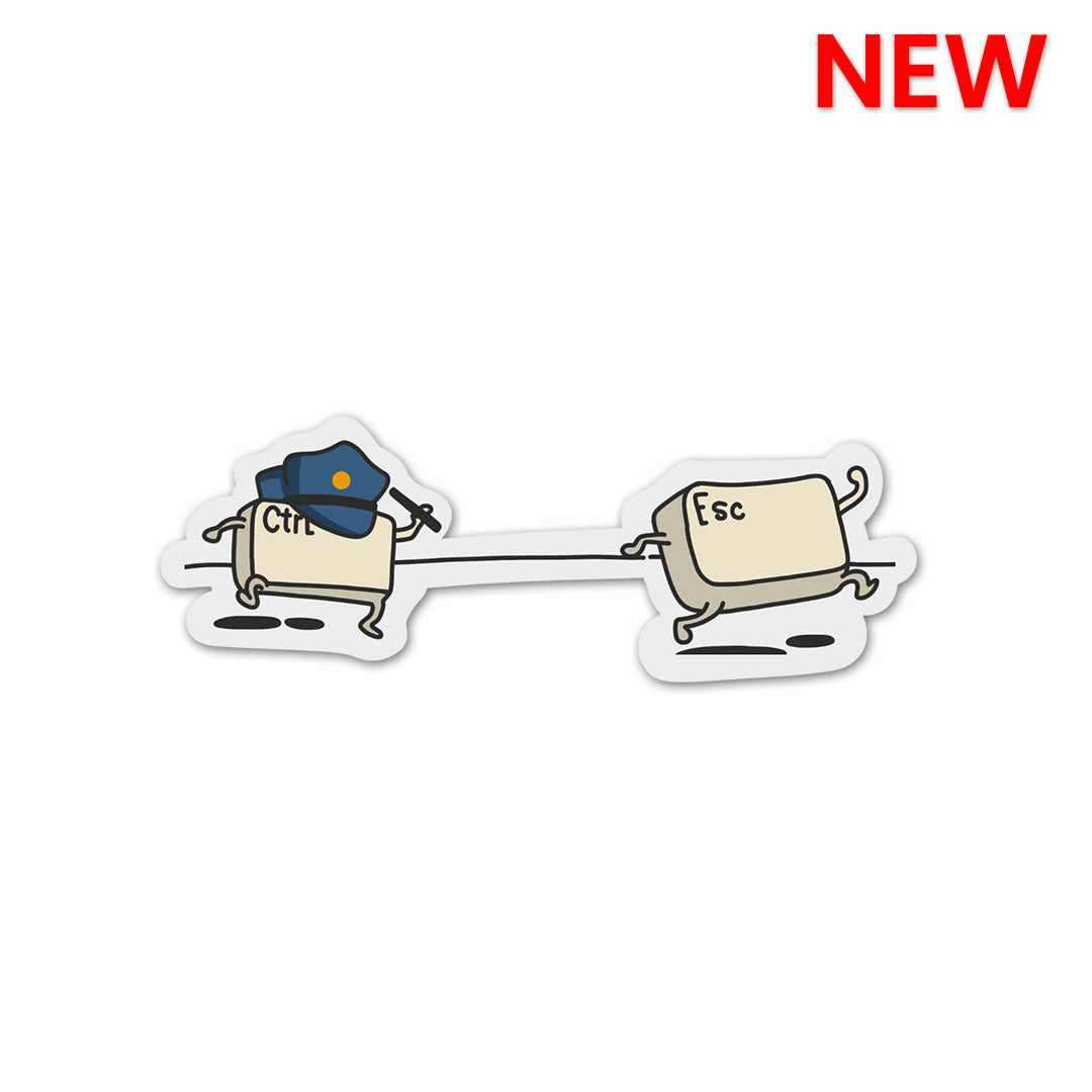 CTRL ESC Sticker - Stickers | STICK IT UP