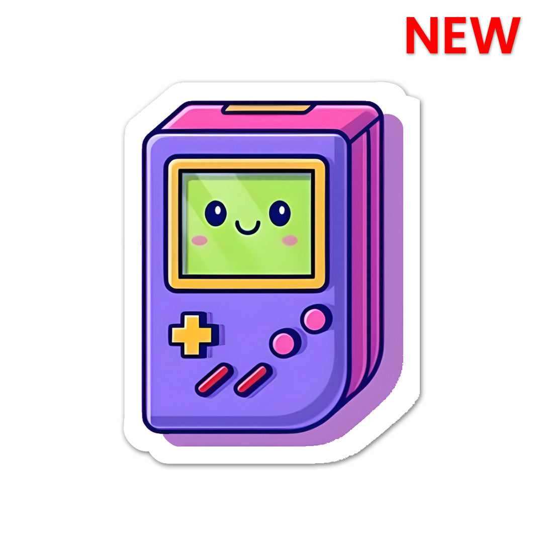 Cute Gameboy Sticker waterproof vinyl decal for laptop, bike, car & bottle
