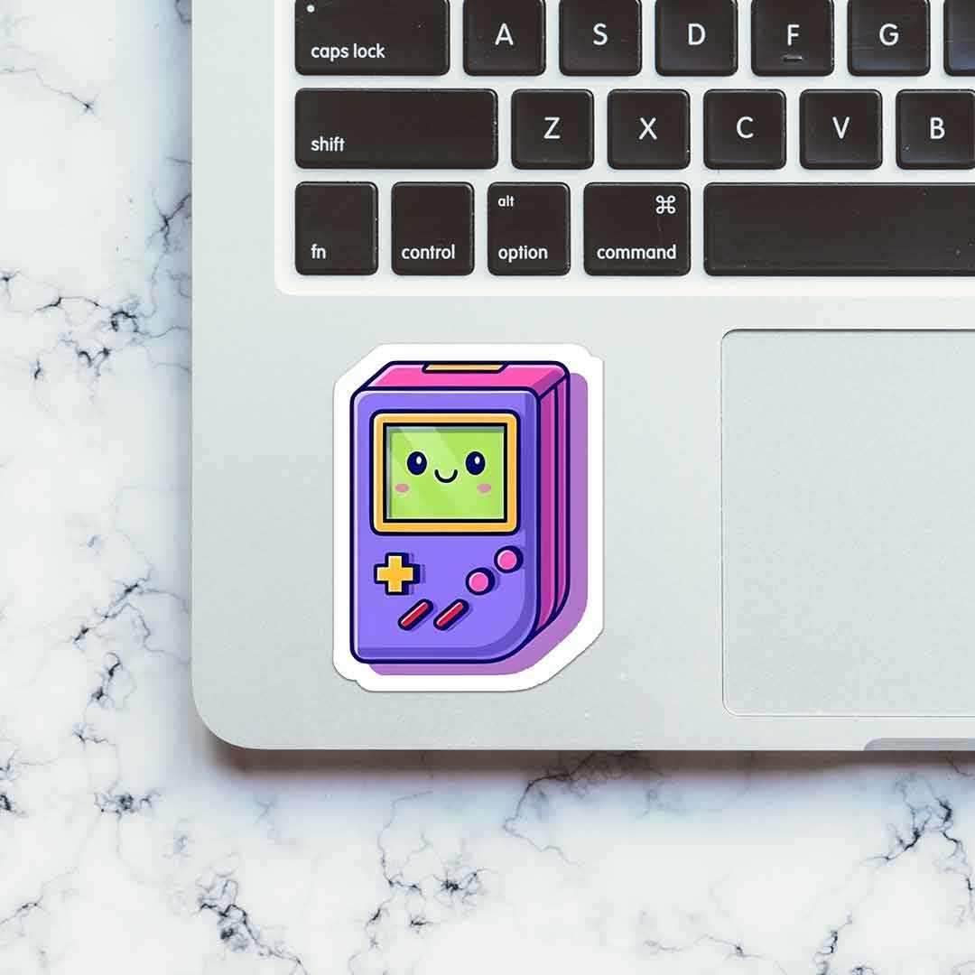 Cute Gameboy Sticker waterproof vinyl decal for laptop, bike, car & bottle