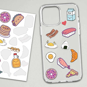 Cute Mini Stickers Sheet waterproof vinyl decal for laptop, bike, car & bottle