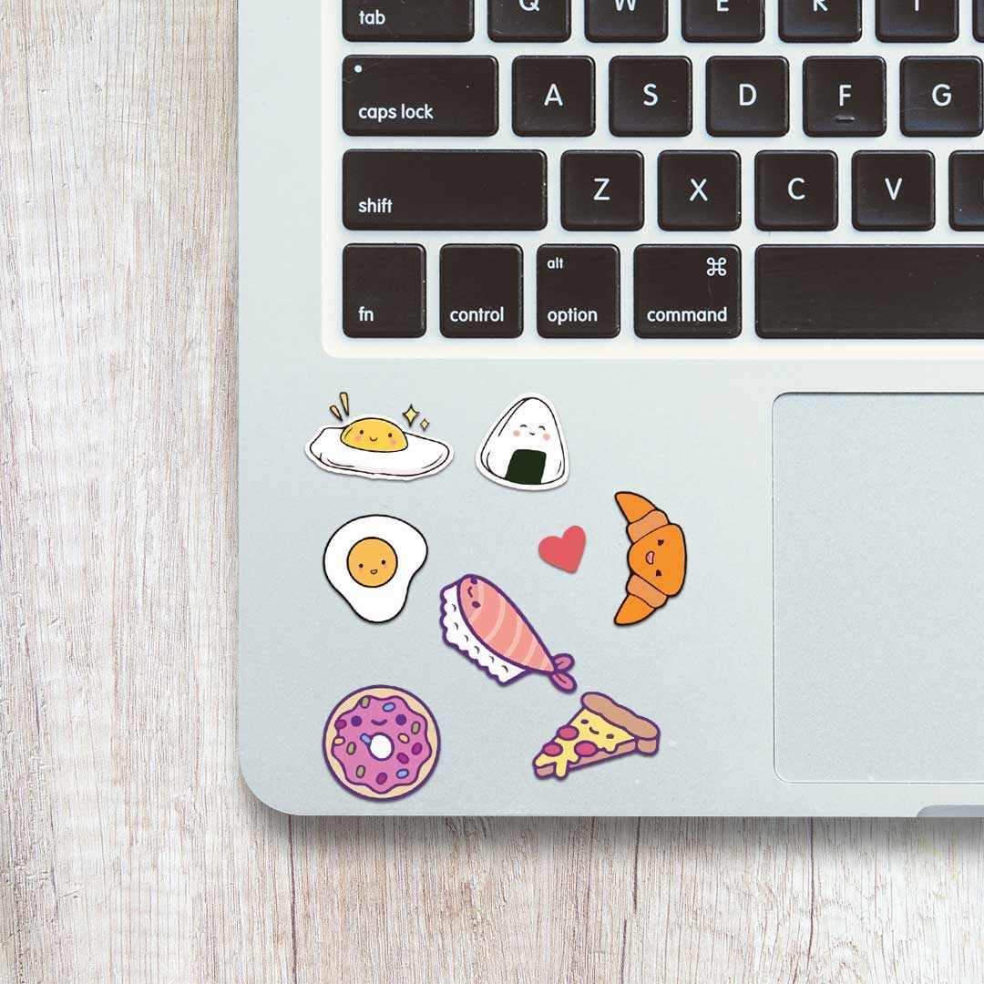 Cute Mini Stickers Sheet waterproof vinyl decal for laptop, bike, car & bottle
