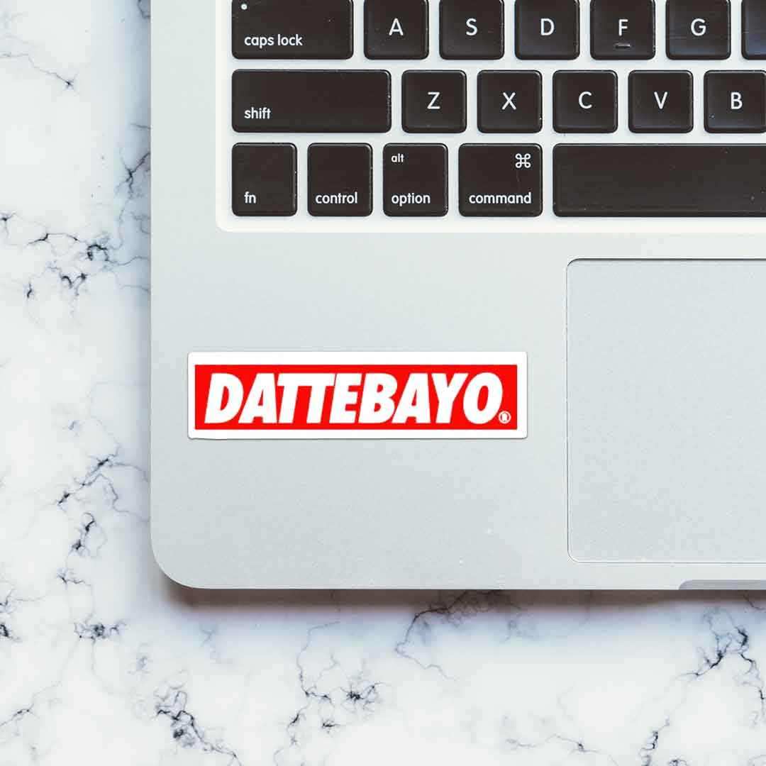 Dattebayo Sticker waterproof vinyl decal for laptop, bike, car & bottle