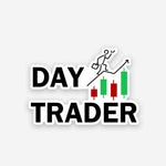 Day Trader sticker waterproof vinyl decal for laptop, bike, car & bottle