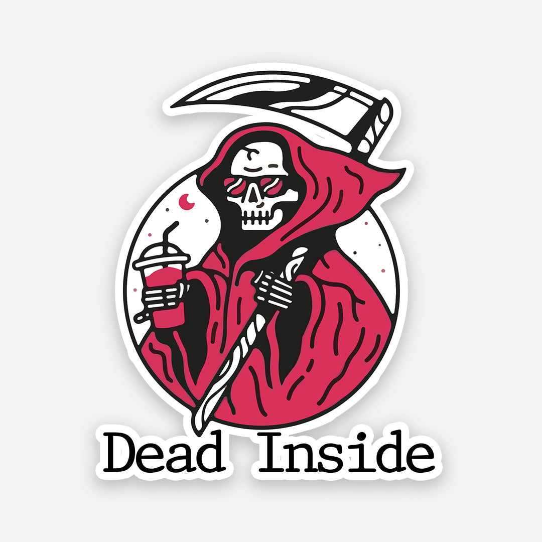 DEAD INSIDE sticker - Stickers | STICK IT UP