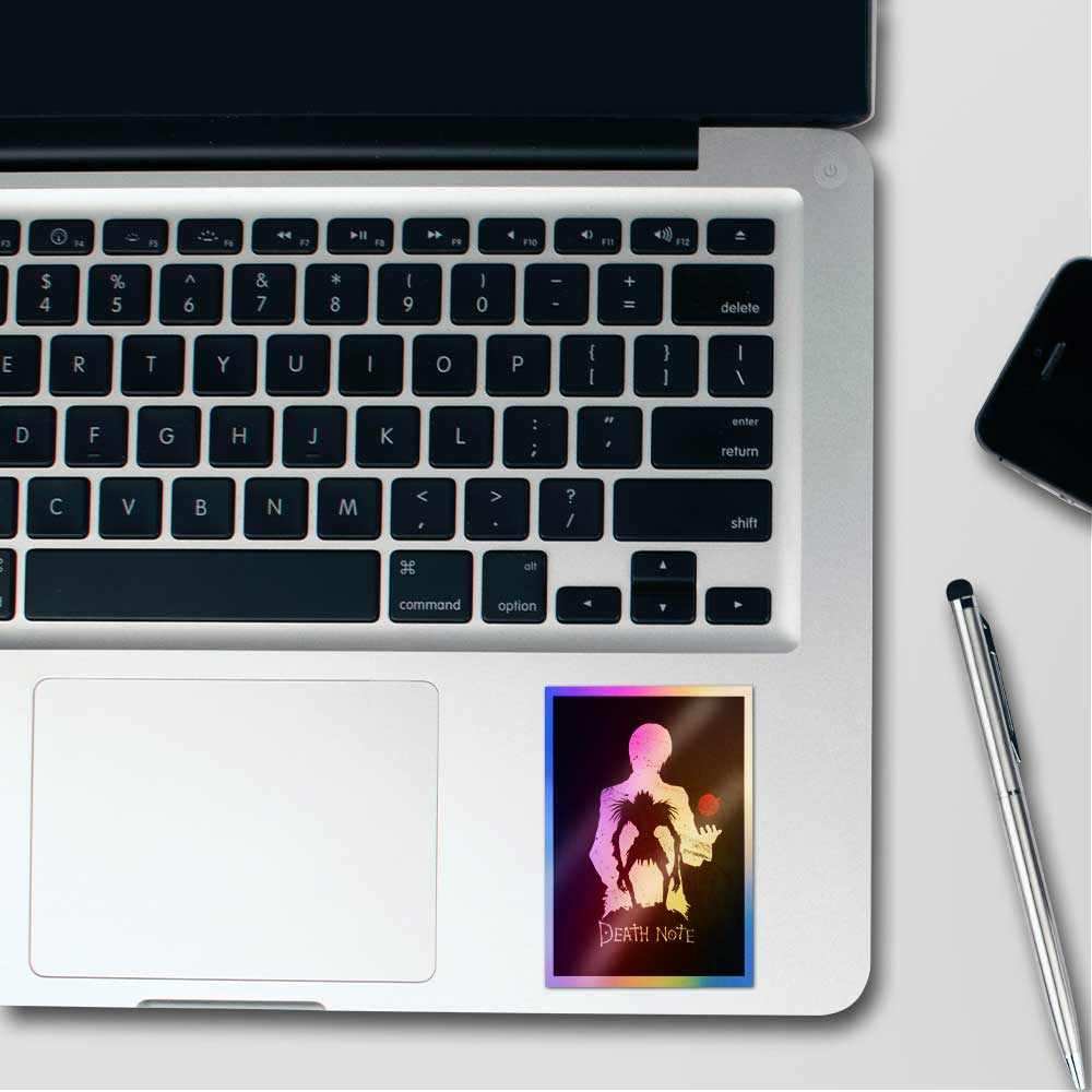 Death Note Holographic Stickers waterproof vinyl decal for laptop, bike, car & bottle