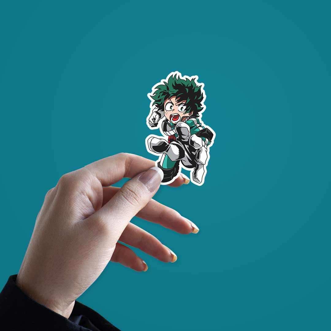 Deku sticker waterproof vinyl decal for laptop, bike, car & bottle
