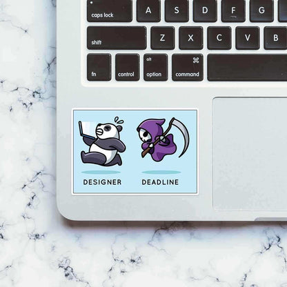 Designer and Deadlines Sticker - STICK IT UP