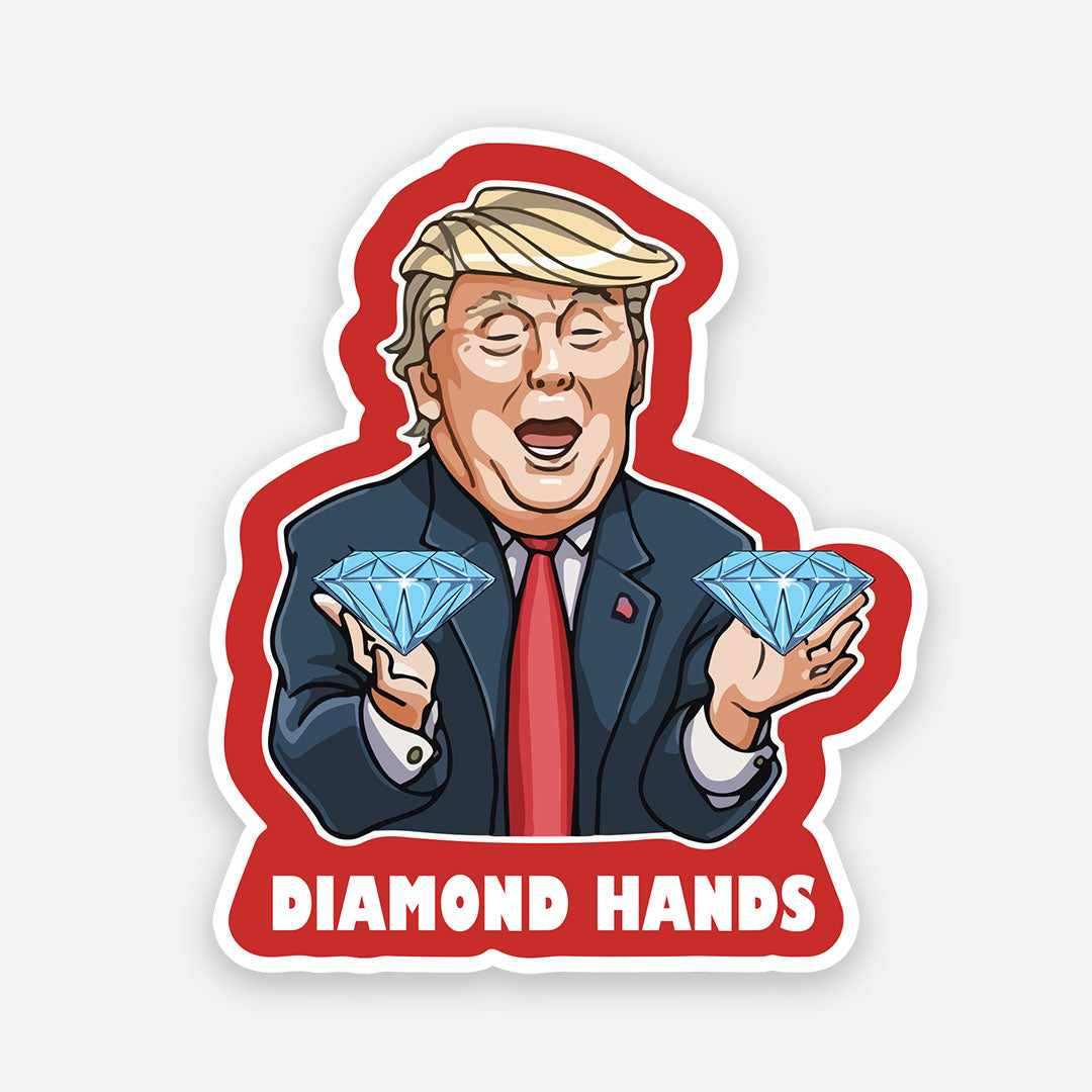 Diamond Hands sticker - Stickers | STICK IT UP