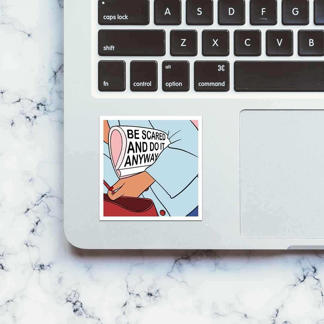 Do It Anyway Sticker waterproof vinyl decal for laptop, bike, car & bottle