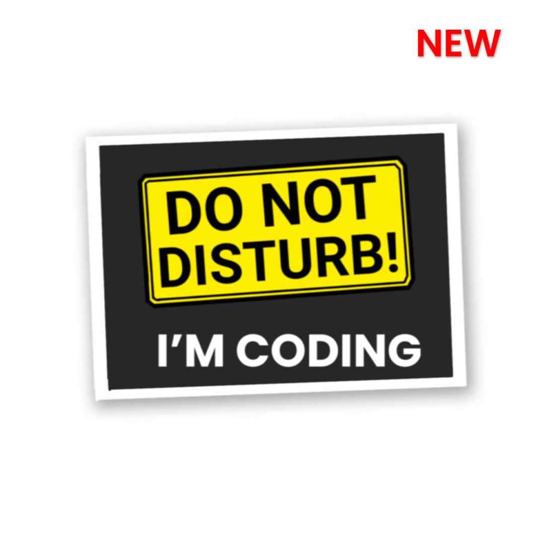Do Not Disturb Sticker - Stickers | STICK IT UP