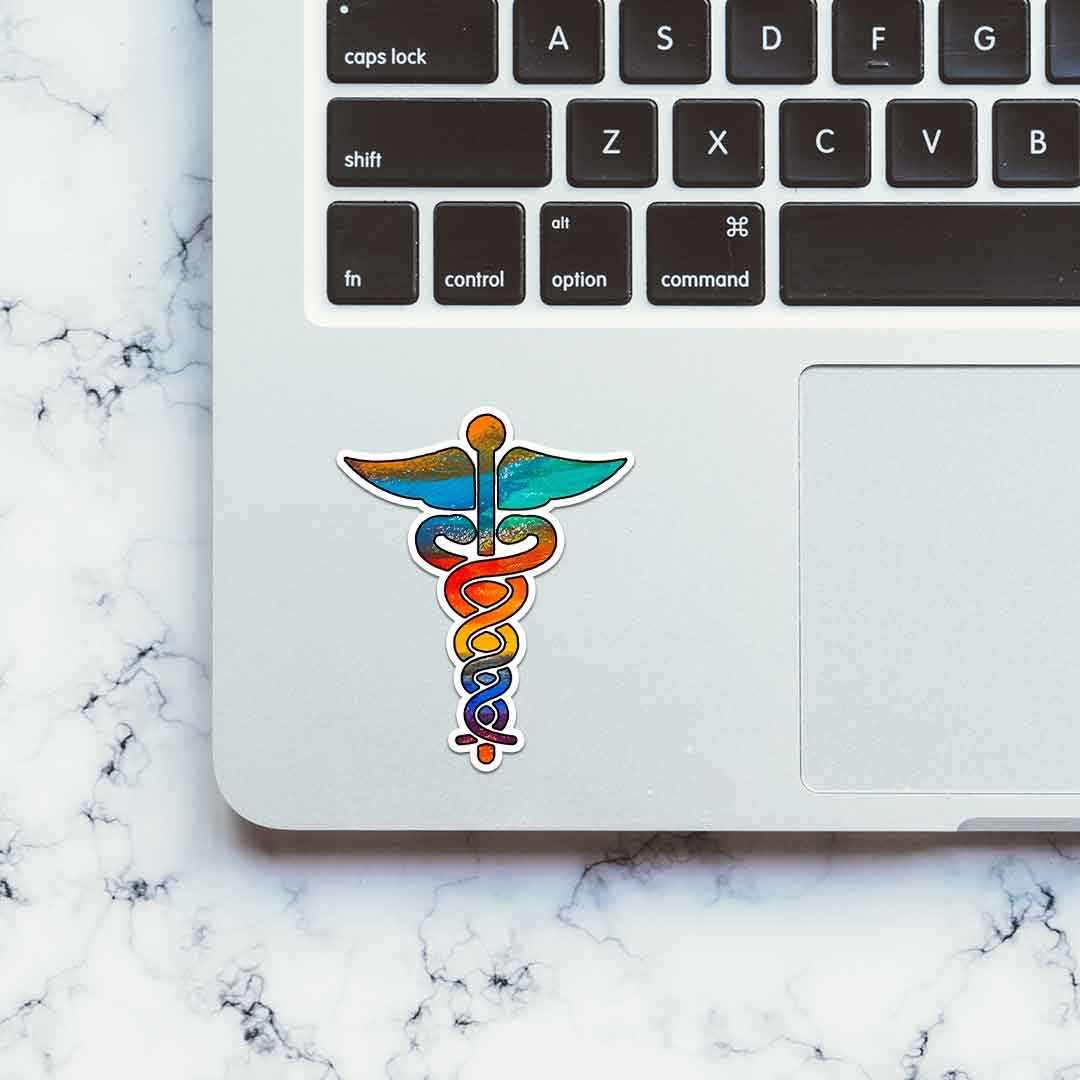 Doctor Sticker waterproof vinyl decal for laptop, bike, car & bottle