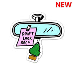 Don't Look Back Sticker waterproof vinyl decal for laptop, bike, car & bottle