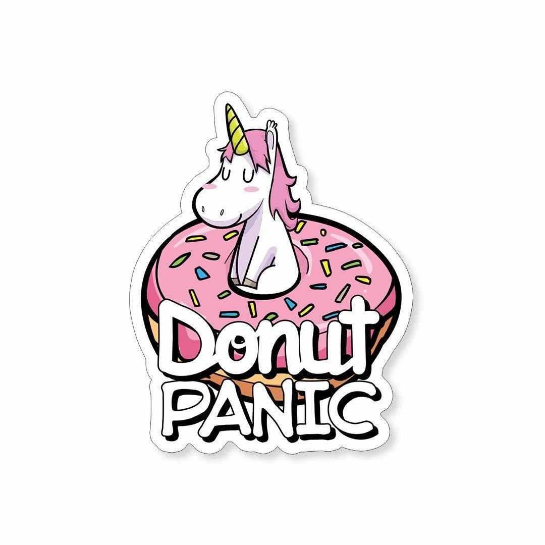 DONUT Panic Sticker - Stickers | STICK IT UP