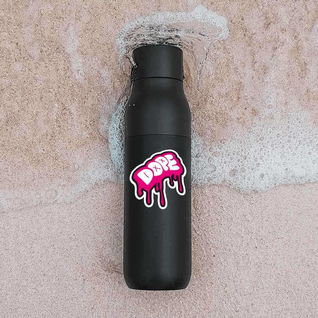 DOPE Sticker waterproof vinyl decal for laptop, bike, car & bottle