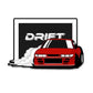 Drift Bumper Sticker waterproof vinyl decal for laptop, bike, car & bottle