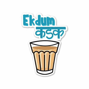 Ek dum KADAK Sticker waterproof vinyl decal for laptop, bike, car & bottle