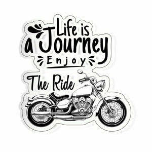Enjoy the Ride Sticker waterproof vinyl decal for laptop, bike, car & bottle