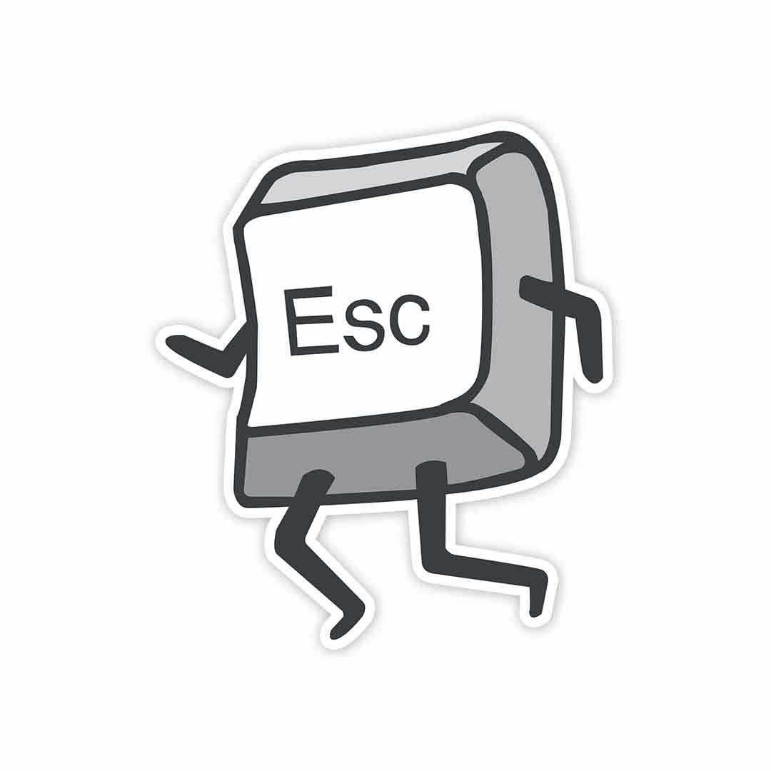 ESC key Sticker - Stickers | STICK IT UP