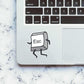 ESC key Sticker waterproof vinyl decal for laptop, bike, car & bottle