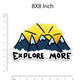 Explore More Bumper Sticker waterproof vinyl decal for laptop, bike, car & bottle