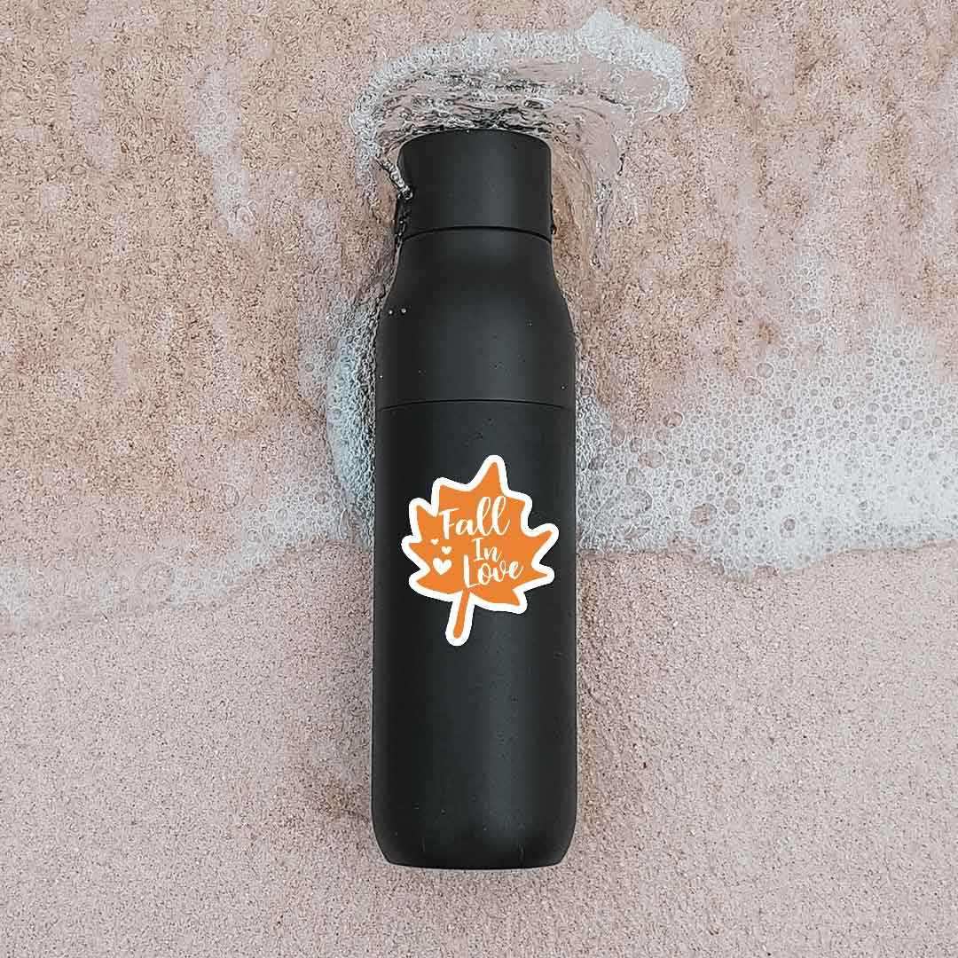 Fall In Love Sticker waterproof vinyl decal for laptop, bike, car & bottle