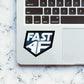 Fast Af Sticker waterproof vinyl decal for laptop, bike, car & bottle
