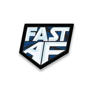 Fast Af Sticker waterproof vinyl decal for laptop, bike, car & bottle