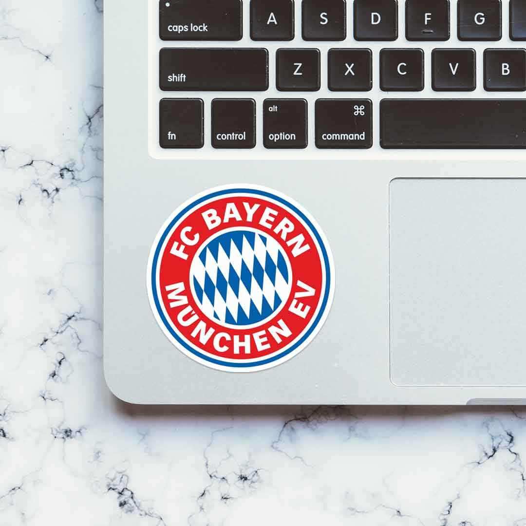 FC Bayern Munich Logo Sticker waterproof vinyl decal for laptop, bike, car & bottle