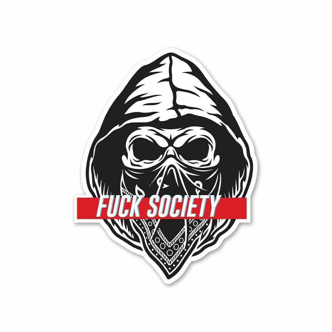 F**k Society Sticker - Stickers | STICK IT UP