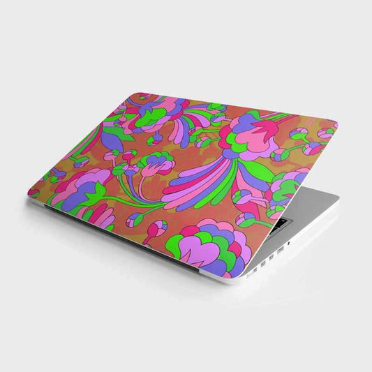 Flower Pattern Laptop Skin - STICK IT UP