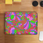 Flower Pattern Laptop Skin waterproof vinyl decal for laptop, bike, car & bottle
