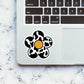 Flower sticker waterproof vinyl decal for laptop, bike, car & bottle