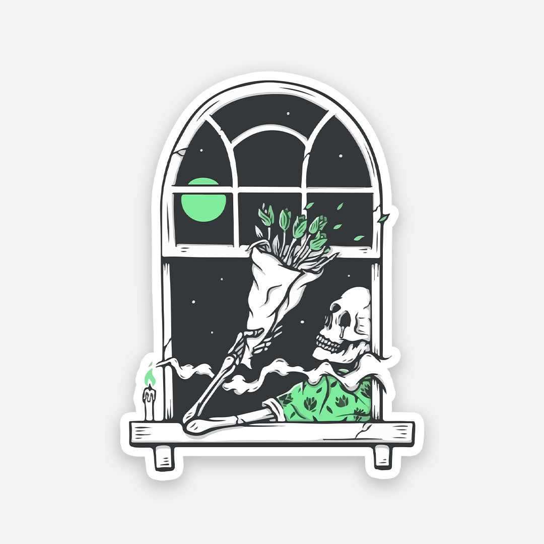 Flowers for the dead sticker - Stickers | STICK IT UP