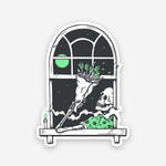 Flowers for the dead sticker waterproof vinyl decal for laptop, bike, car & bottle