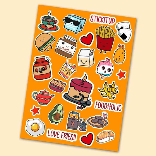 Food Mini Stickers Sheet - STICK IT UP