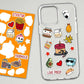Food Mini Stickers Sheet waterproof vinyl decal for laptop, bike, car & bottle