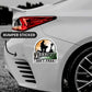 Freedom Isn't FREE Bumper Sticker waterproof vinyl decal for laptop, bike, car & bottle