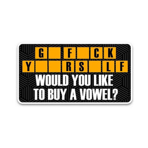 G_ F__k Y__R S_LF Bumper Sticker waterproof vinyl decal for laptop, bike, car & bottle