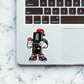 Gaming : Old School Sticker waterproof vinyl decal for laptop, bike, car & bottle