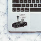 Get in loser sticker waterproof vinyl decal for laptop, bike, car & bottle