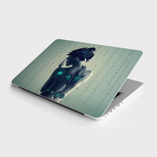 Girl Robot Laptop Skin - STICK IT UP