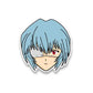 Girl with eye patch Sticker waterproof vinyl decal for laptop, bike, car & bottle