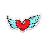 Gives you wings Sticker waterproof vinyl decal for laptop, bike, car & bottle