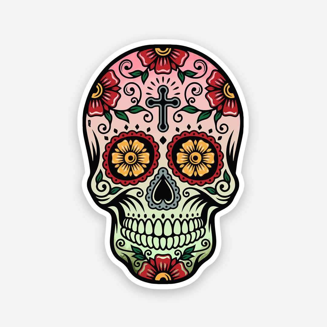 Graffiti skull sticker - STICK IT UP