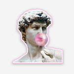 Greek God sticker waterproof vinyl decal for laptop, bike, car & bottle