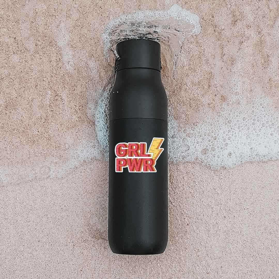 GRL PWR Sticker waterproof vinyl decal for laptop, bike, car & bottle