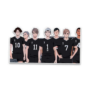Haikyuu Bumper Sticker waterproof vinyl decal for laptop, bike, car & bottle