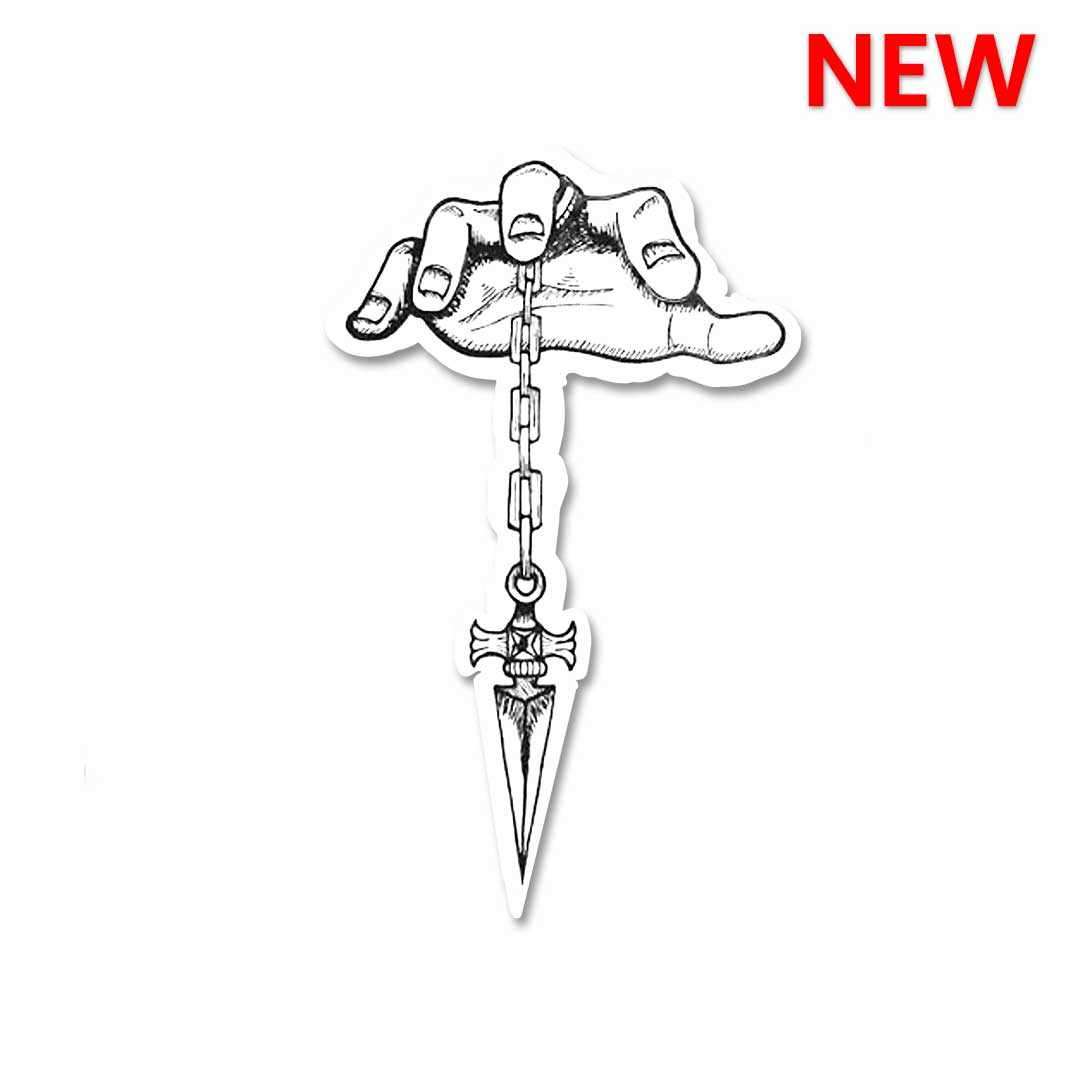 Hand with knife Sticker - Stickers | STICK IT UP