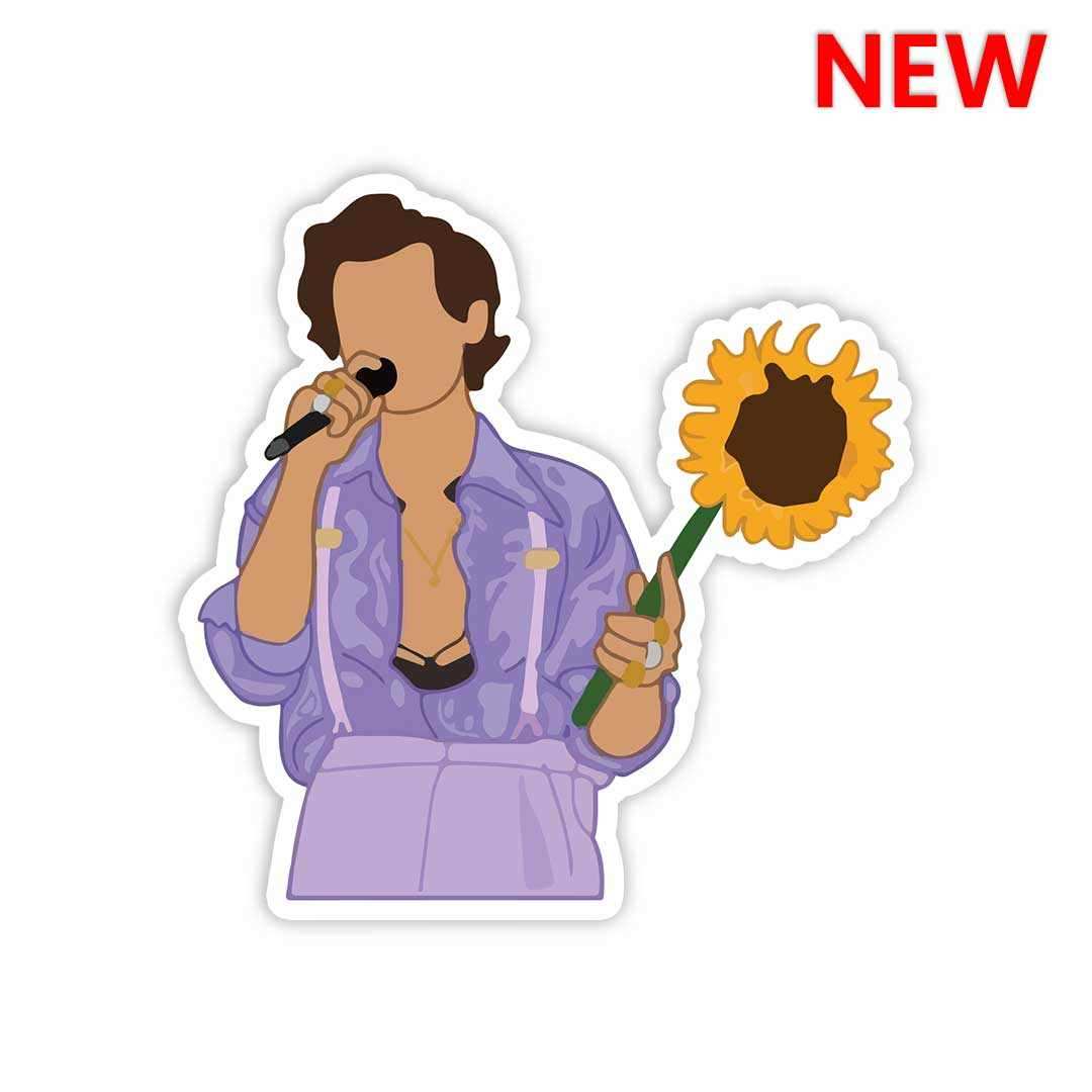 Harry Sunflower Sticker - Stickers | STICK IT UP